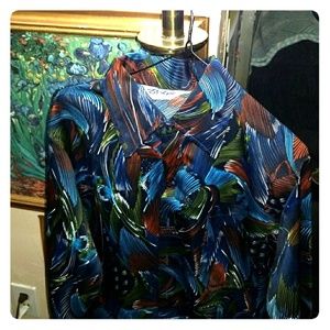 Vintage Psychedelic Dress Shirt